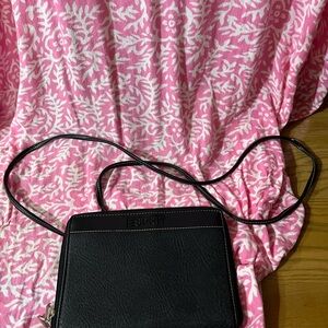 Vintage Esprit Black Crossbody Bag with card holders
